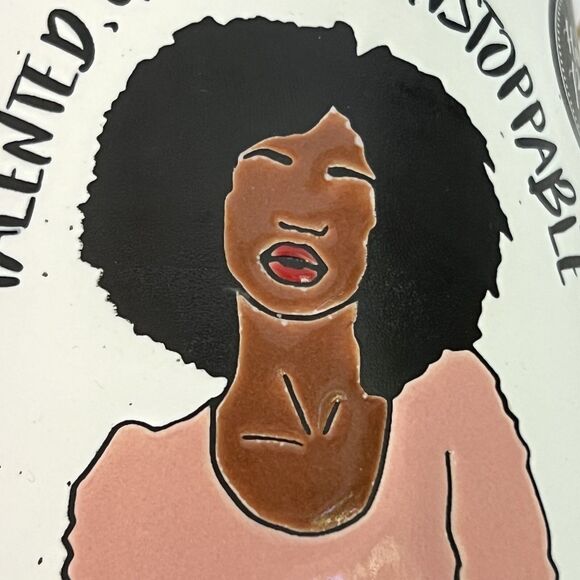 TALENTED, GRATEFUL, UNSTOPPABLE Ceramic Coffee Tea Mug 20oz Women Empowerment - Picture 4 of 12